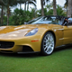 Illustration for article titled Ferrari P540 Superfast Aperta Shows Off Gold Skin In Palm Beach